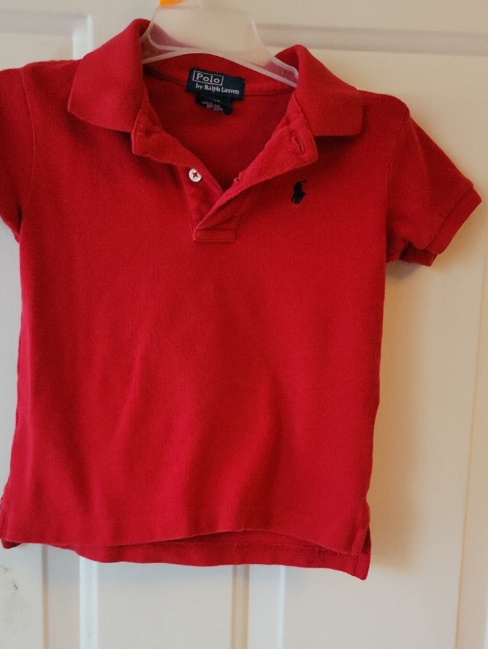Polo by Ralph Lauren Girls' Red Cotton Polo Shirt